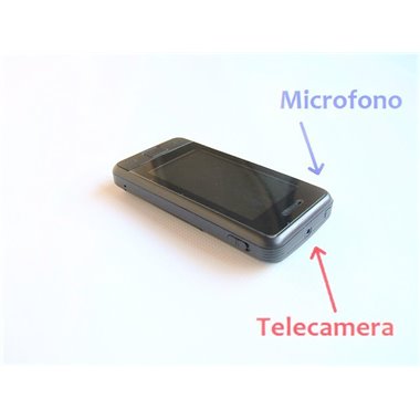 Mini camera Professionale ad alta definizione FullHD 1080p con Sensore di Movimento, nascosta in uno Smartphone