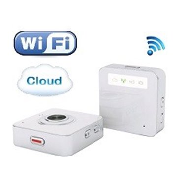 Mini camera WI-FI CLOUD HD 720p che trasmette Audio/Video IN DIRETTA su PC, Iphone ed Android