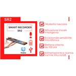 Smartphone con software di registrazioni ambientali SR2 integrato