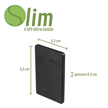 Localizzatore GPS ultrasottile SENZA SIM CARD INTESTATA stagno, magnetico, adesivo con 5/7gg di autonomia