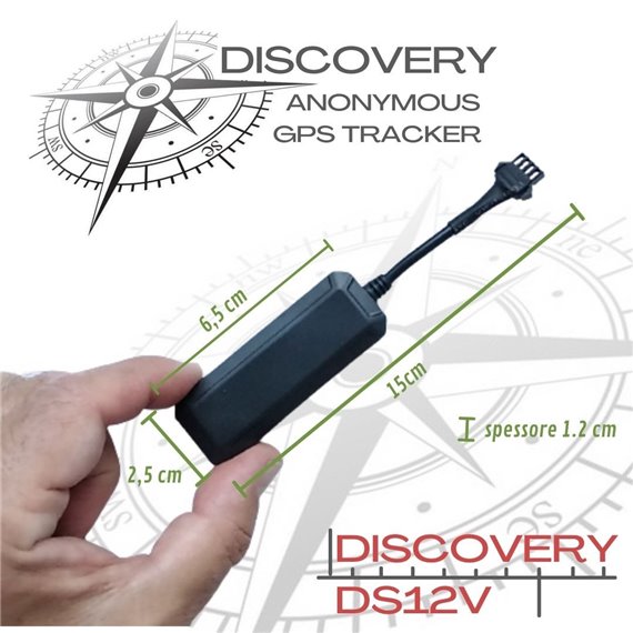 Localizzatore GPS veicolare SENZA SIM CARD INTESTATA con alimentazione diretta 8-32V