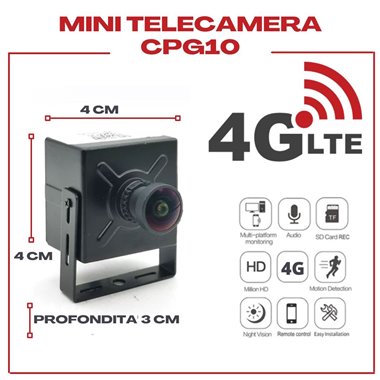 Mini Telecamera 4G CPG10