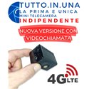 Telecamera Spy Cam con Sim Card 4G - Batteria da 15 giorni - Motion Detection con VideoChiamata, trasmette su App