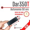 Mini registratore audio digitale SOTTILE con 50 ore di autonomia, TIMER PROGRAMMABILE, attivazione vocale VAS e filtro DSP