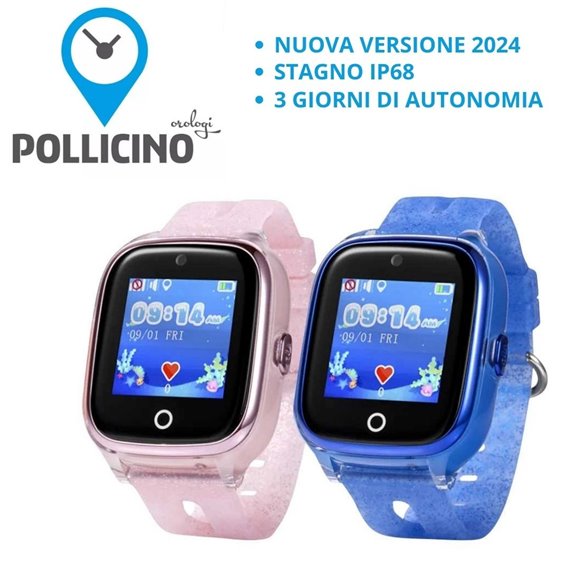 Orologio Pollicino con GPS e tracciamento WEB