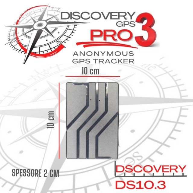 Localizzatore GPS anonimo Discovery DS10 stagno magnetico con sim anonima