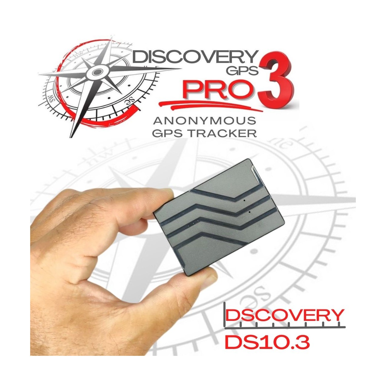 Localizzatore GPS anonimo Discovery DS10 stagno magnetico con sim anonima