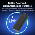 Mini Bodycam 4G con obiettivo rotante e trasmissione in dirett