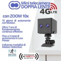 Spy cam con zoom 10x autonomia di 15 giorni